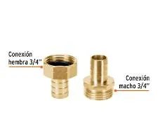 Conector Macho-Hembra CFM-5/8B Truper