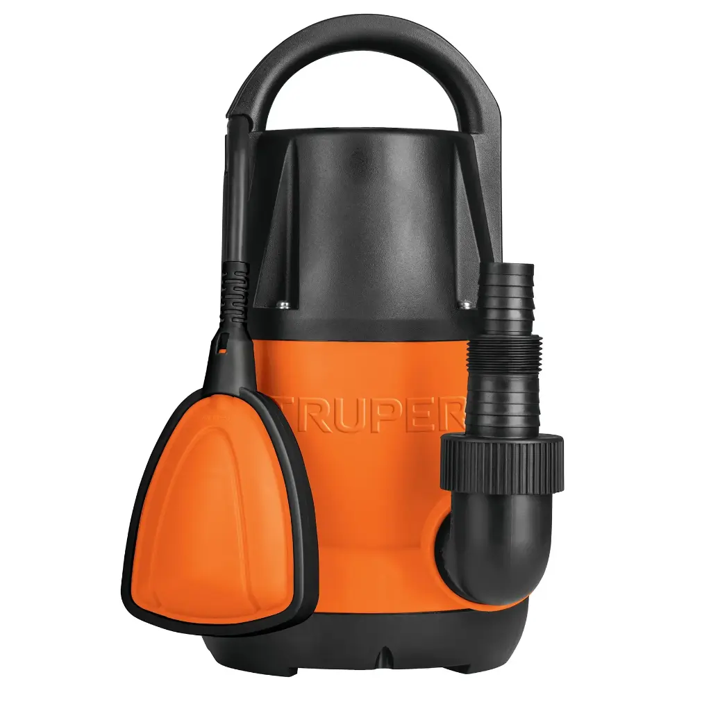 [12601] Bomba sumergible plástica, 1/2 HP para agua limpia, Truper BOS-1/2LP