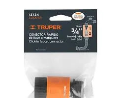 Conector Rápido de llave a manguera CLICK-GR Truper