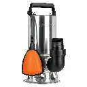 Bomba sumergible acero inoxidable, agua sucia, 1 HP, TRUPER