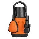 Bomba sumergible plástica, 1 HP para agua limpia, Truper