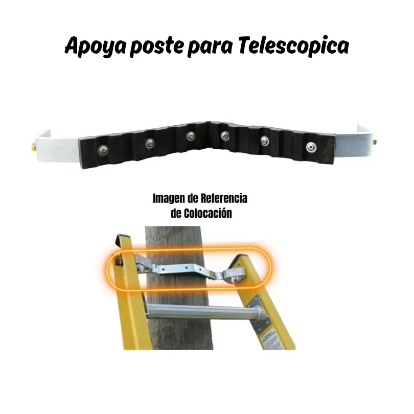 SOPORTE DE ESCALERA PARA POSTE #PK-E05R CUPRUM