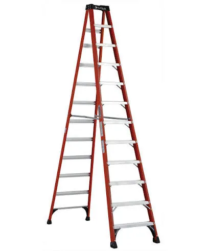 ESCALERA TIJERA F/VIDRIO 225KG # C-3017-12 CUPRUM