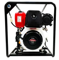 Bomba diésel de presión · máx. 70 m 13 HP · 418 cc Entrada 3″ · Salida 3″
