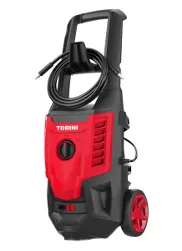 Hidrolavadora eléctrica, motor con escobillas de carbón de 2200w, presión 1740psi a 2610psi