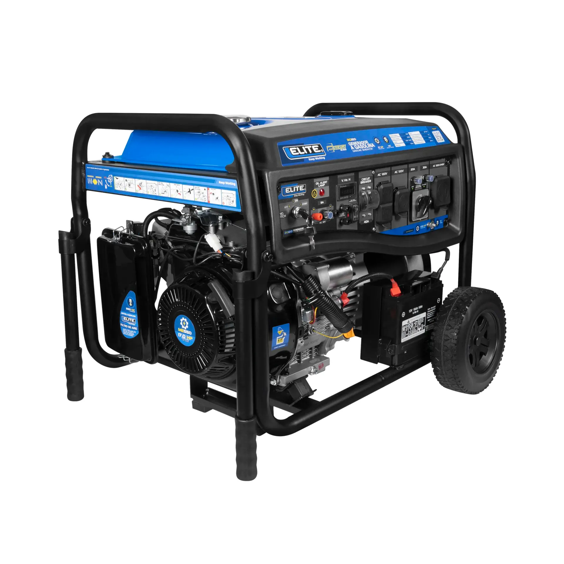 [2G120] Generador Gasolina 11KW 459c.c 16HP 110-220V 60Hz ELITE
