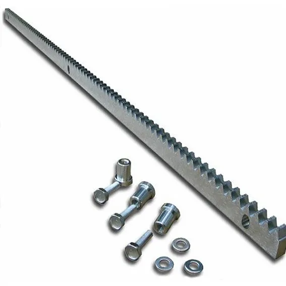 Cremallera Acero 1 mt 30X12 Delgada C/Pernos unitaria Fixer