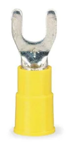 TERMINAL HORQUILLA PREAISLADA #MVU 1010F 1210 AWG AMARILLO 3M
