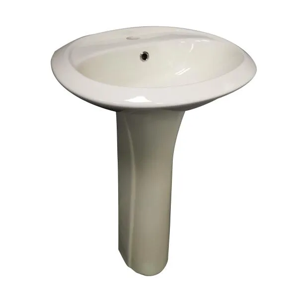 [3999557] LAVATORIO ADA C/PEDESTAL 4" BONE ZT-2005 QUALITA