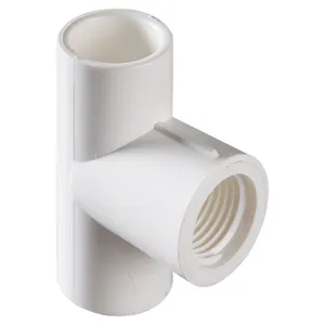 Tee roscada PVC SCH40 1/2"