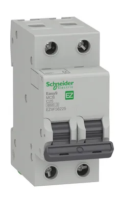 MINI BREAKER, EASY9 2P 25A C 6kA EASY