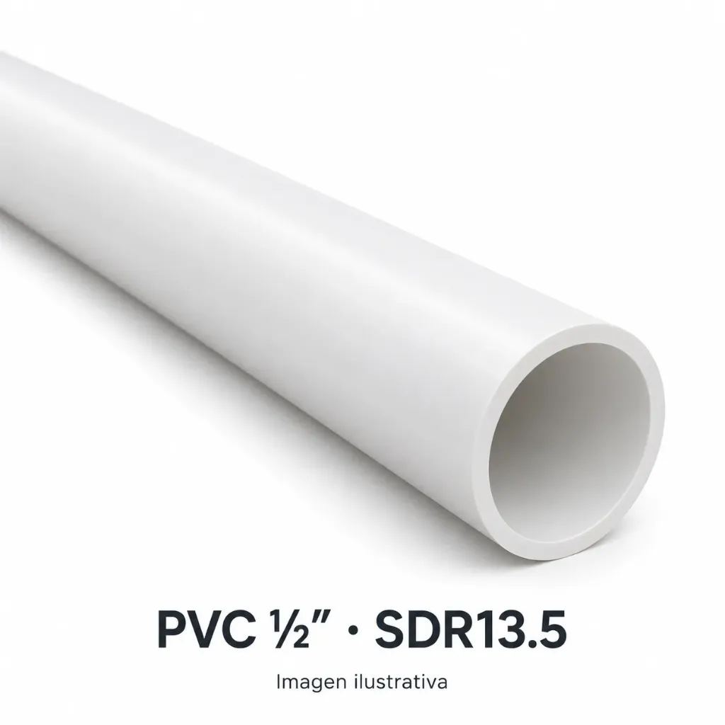 TUBO PVC 1/2" SDR13.5