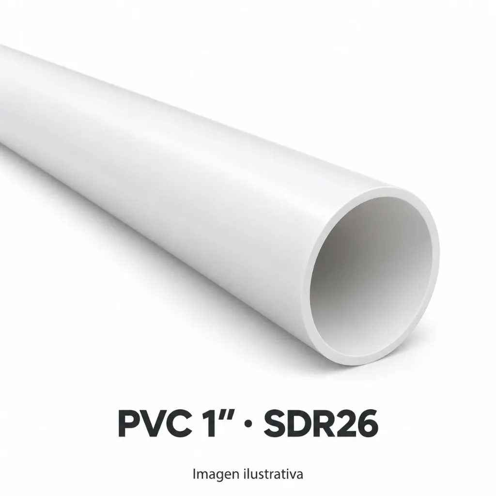 TUBO PVC 1" SDR26