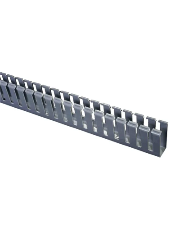 [0070520] CANALETA RANURADA UL 25x25x2mts GRIS