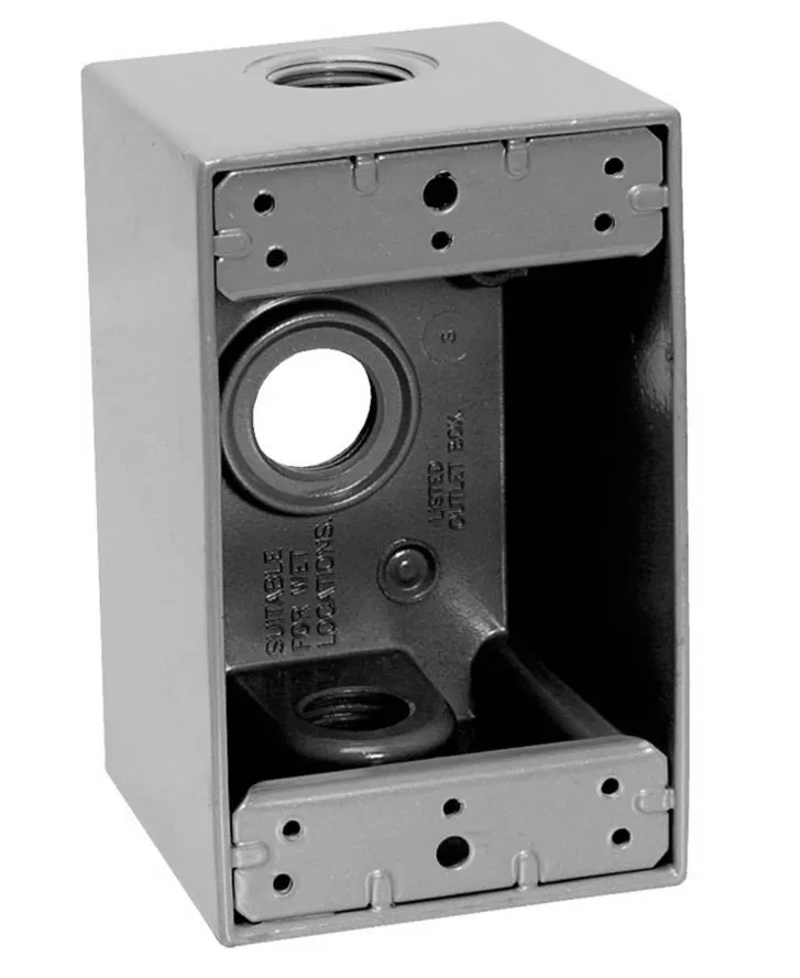 CAJA FS RECTANGULAR METALCA INTERPERIE TP7018