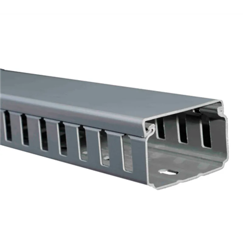 CANALETA RANURADA UL 40x40x2mts DXN10062 GRIS DEXSON