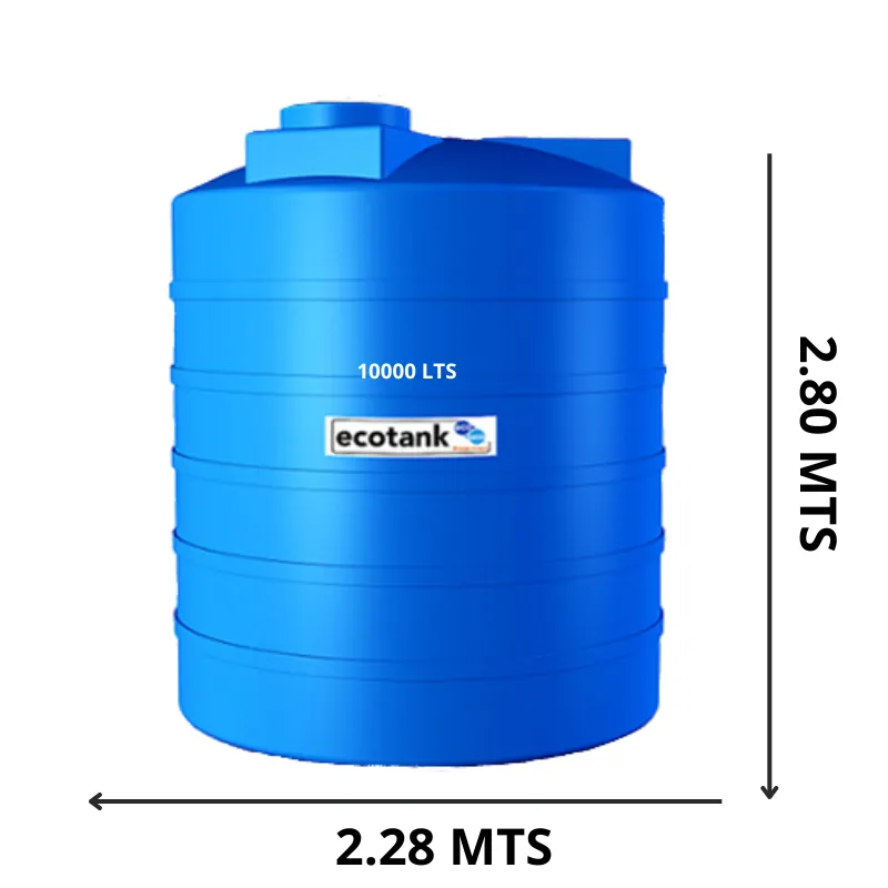 TANQUE INDUSTRIAL ECOTANK 10000 LTS AZUL ESTANDAR