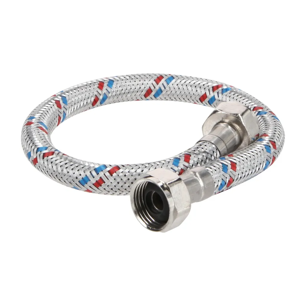 TUBO ABASTO LAV 1/2X1/2X40cm FLA-40P FOSET