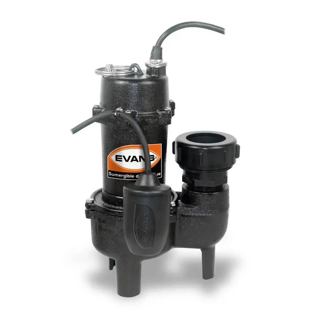 Bomba sumergible para agua sucia, descarga de 2" NPT y potencia 0.5HP
