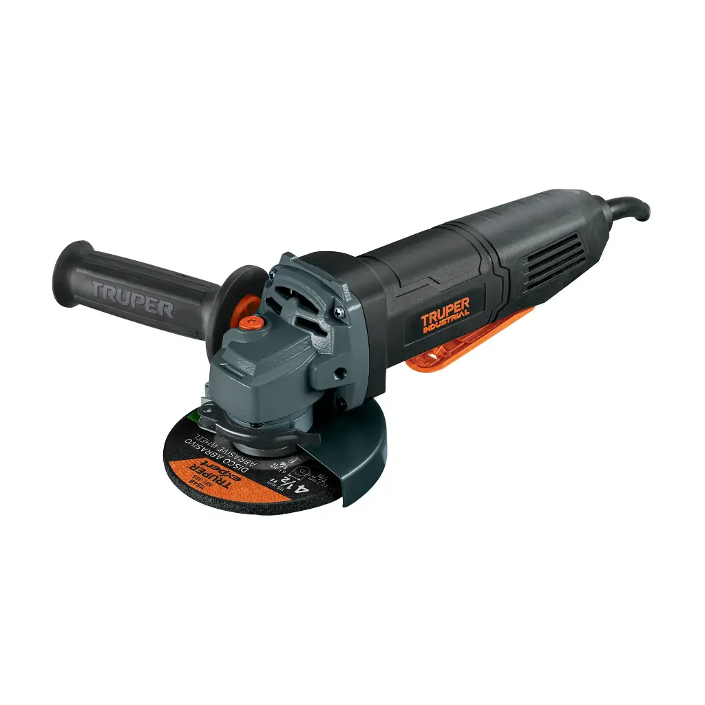 [102496] Esmeriladora 4-1/2", 850 W, int. paleta, TRUPER INDUSTRIAL