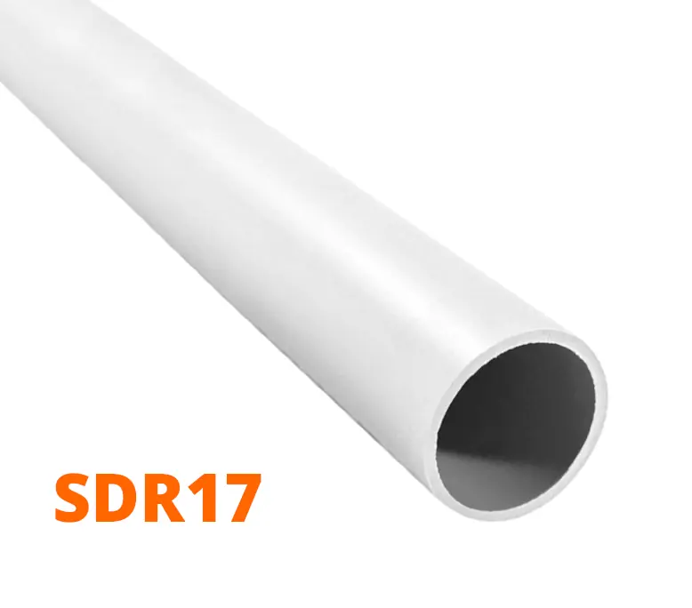TUBO PVC 31MM(1 1/4")X6M SDR17 CC BL