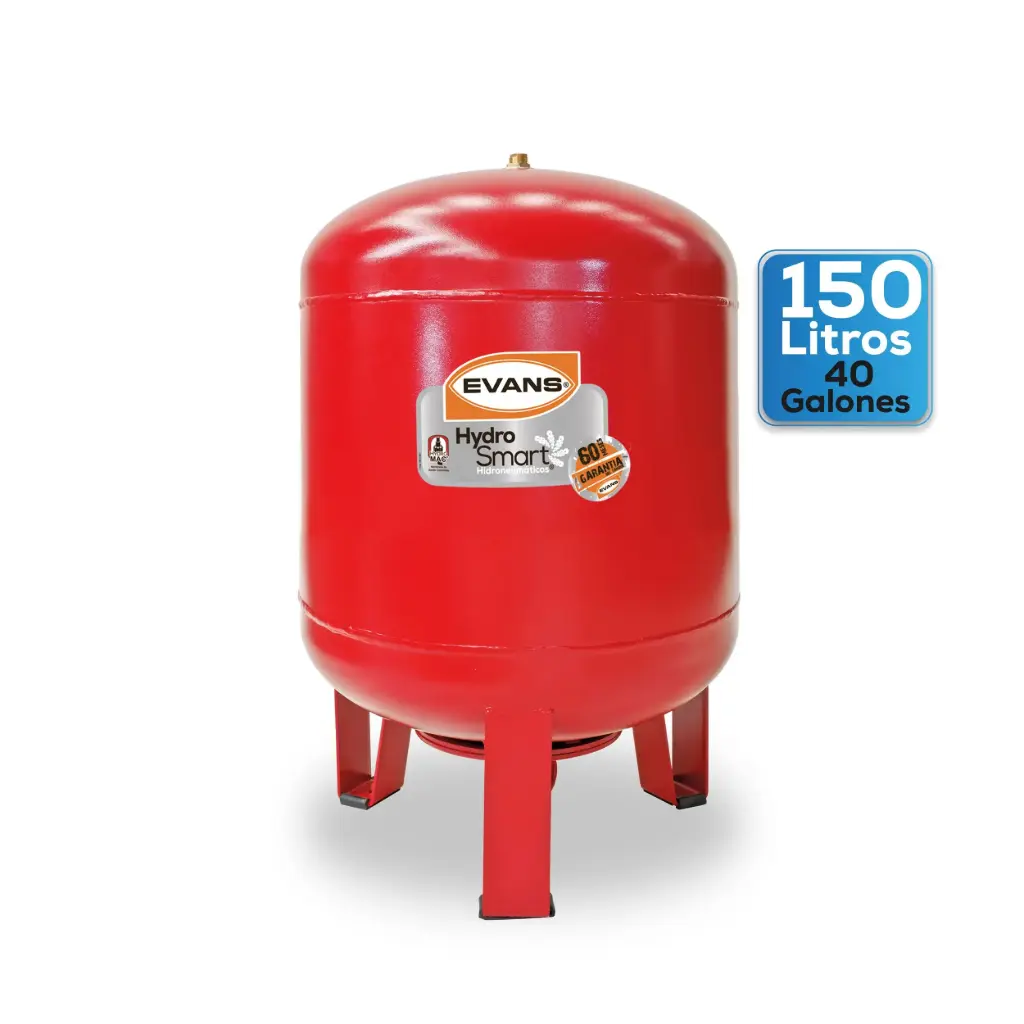 TANQUE METAL EVANS 40G 150L VE