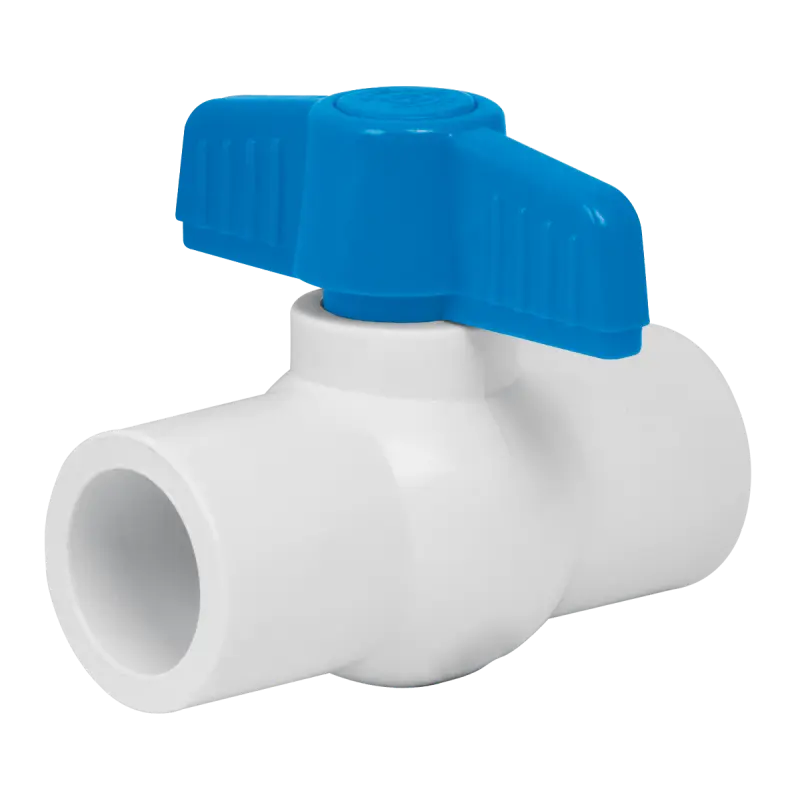 LLAVE DE PASO BOLA PVC MIP 4" AZULES
