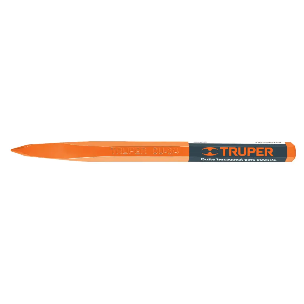 CINCEL DE PUNTA P/CONCRETO CU-3/4 TRUPER