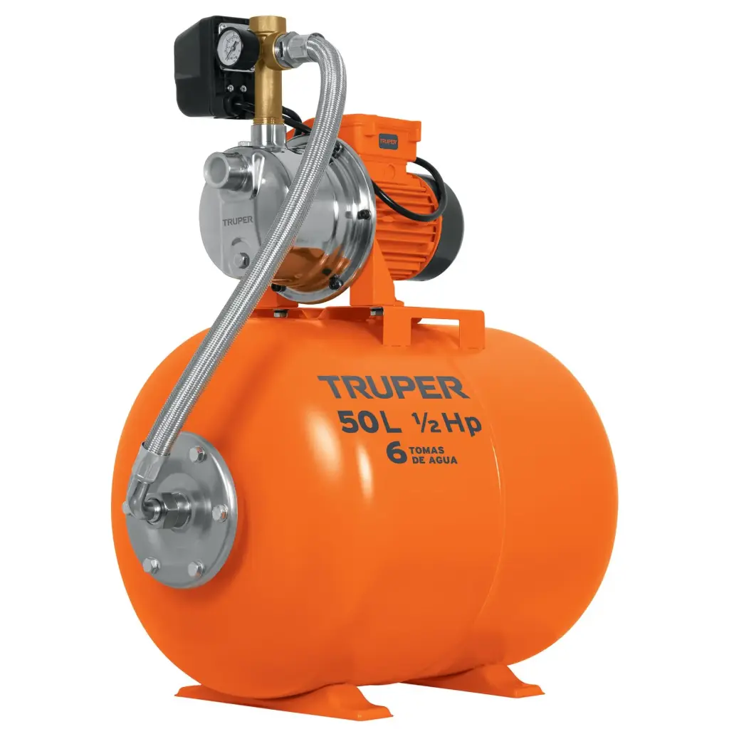 [12254] BOMBA C/TANQUE HIDRONEUMATICO HIDR-1/2X50 TRUPER