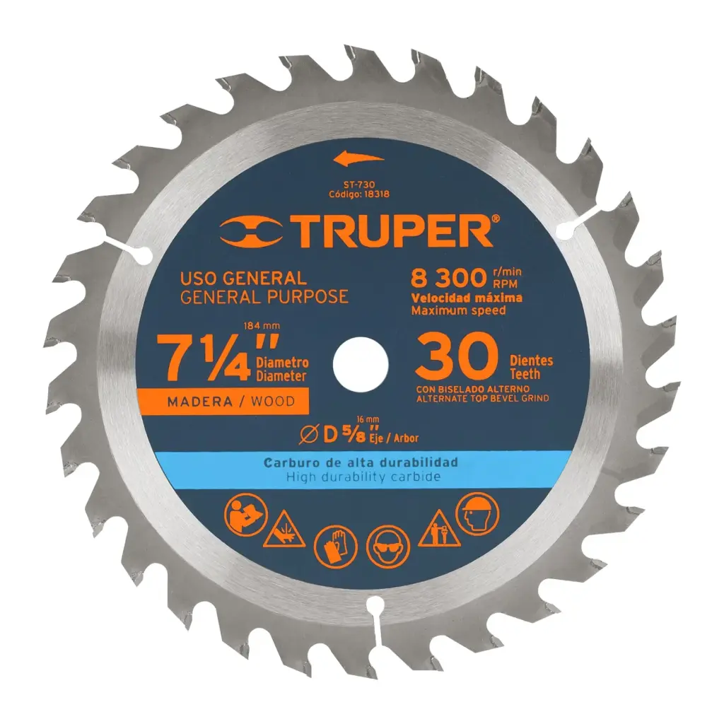 [18318] DISCO P/SIERRA P/MAD7-1/4"30 DTE 5/8 ST-730 TRUPER