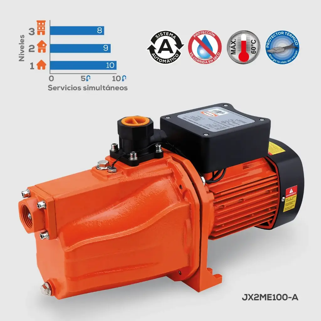 Bomba Jet 1Hp automática EVANS