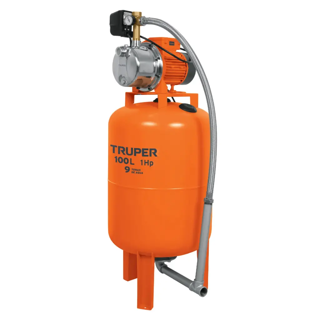 BOMBA HIDRONEUMATICA 1HP 100L HIDR-1X100 TRUPER