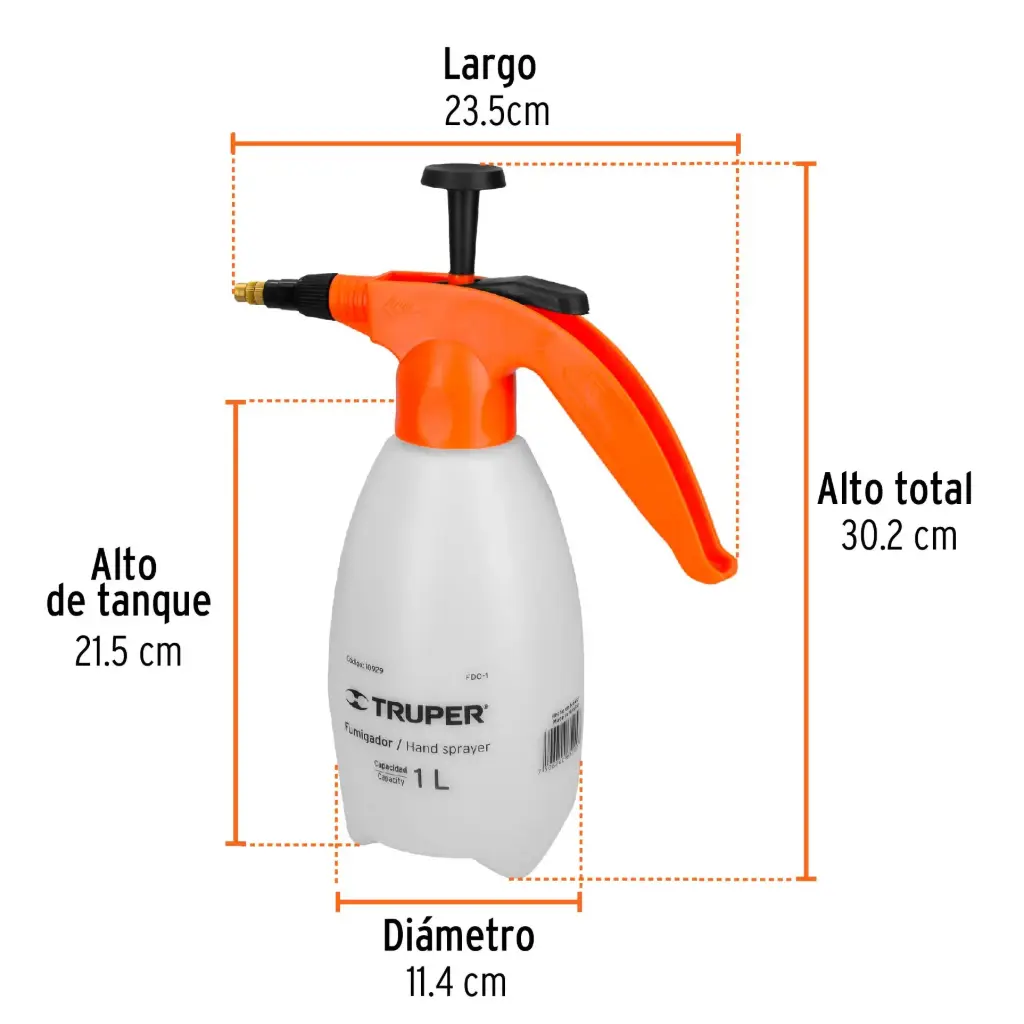 BOMBA FUMIGADOR 1ts FDO-1 TRUPER