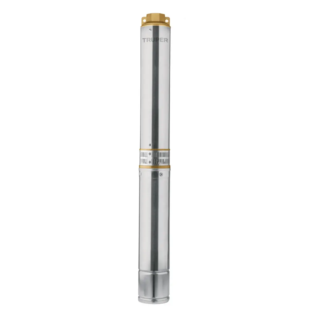 BOMBA SUMERGIBLE AGUA LIMPIA   POZO 1-1/2 HP MET BOS-1-1/2LM TRUPER tipo bala