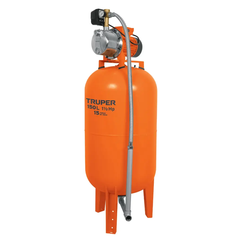 [12257] BOMBA HIDRONEUMATICA 1-1/2HP HIDR-1-1/2X150 TRUPER