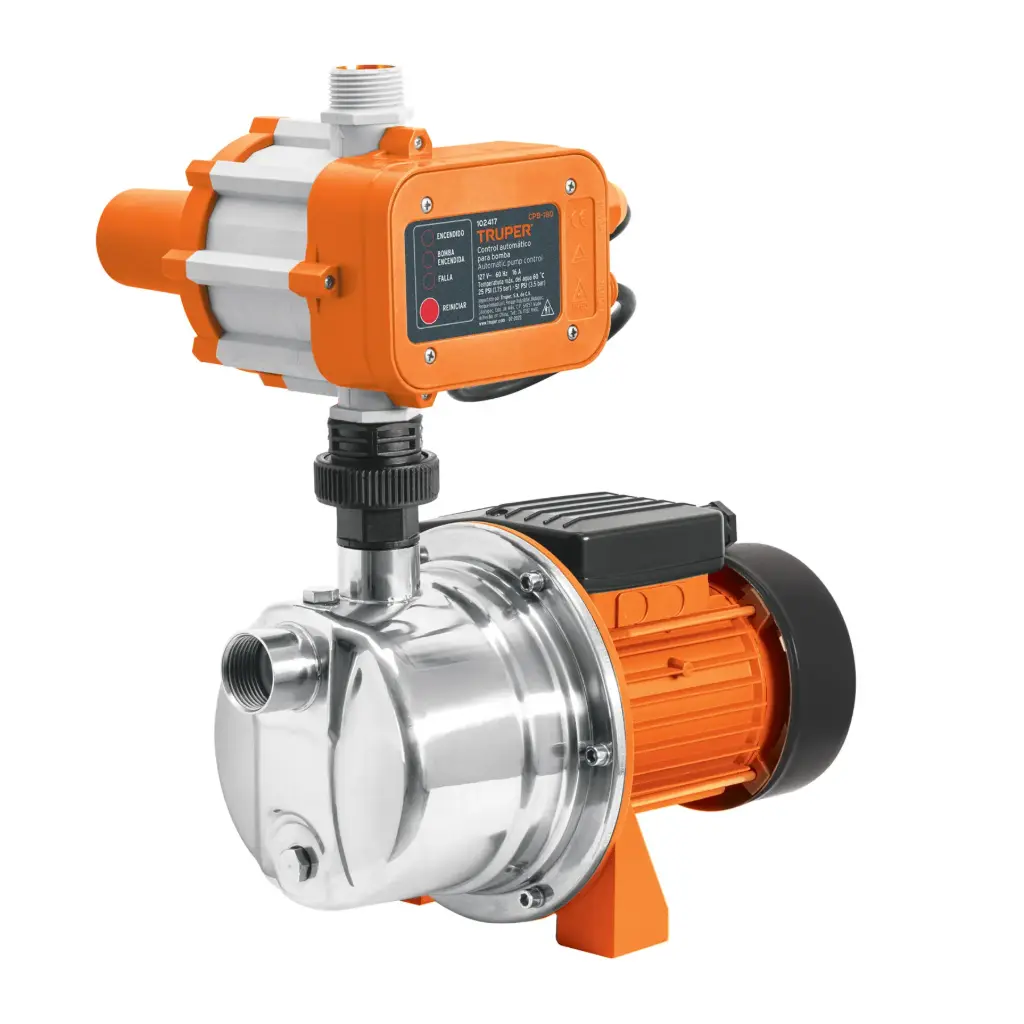 BOMBA AGUA PRESURIZAD INOX 1/2 HP PRE-1/2I TRUPER
