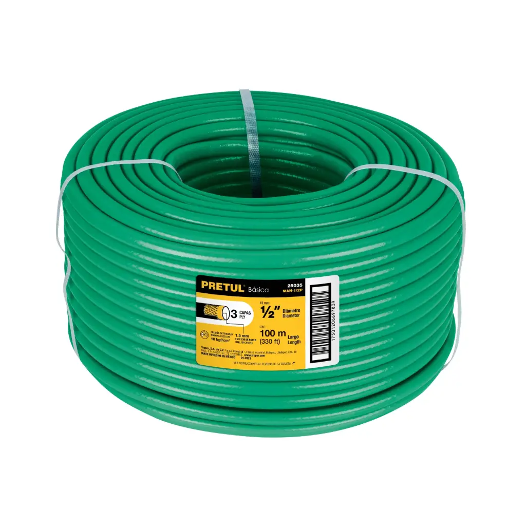 MANG. 2 CAPAS (R100MTS) MAN-1/2P PRETUL