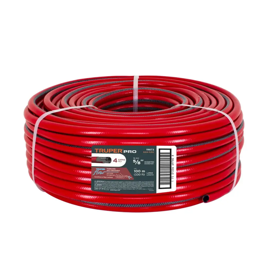 MANG. 5/8", SUPER REFORZADA, 4 CAPAS MAN-5/8X