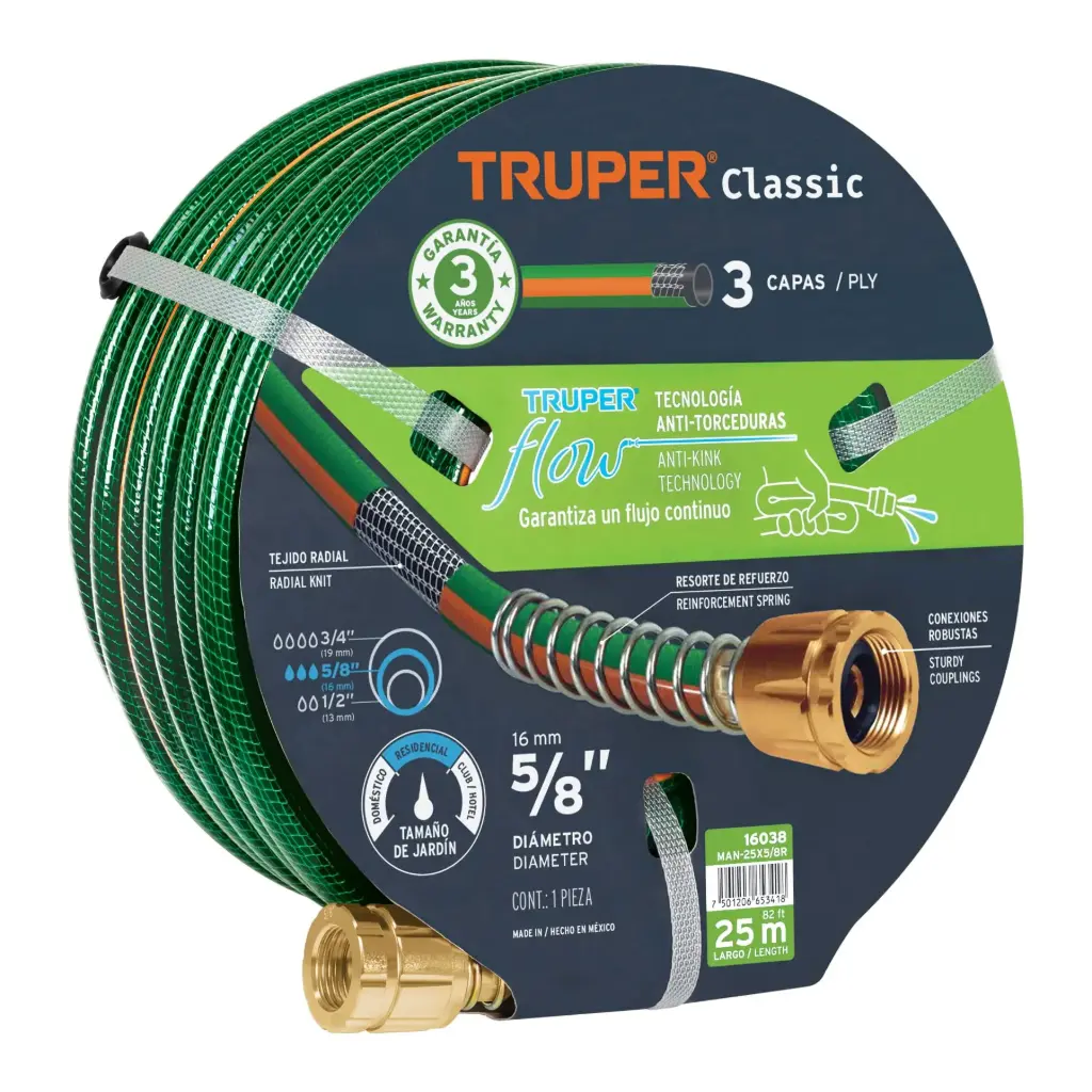 MANG. 5/8" REFORZ 3C 25 M MAN-25X5/8R