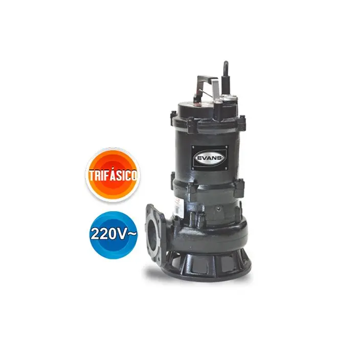 BOMBA SUMIDERO VORTEX EVANS 2HP 3F 220V