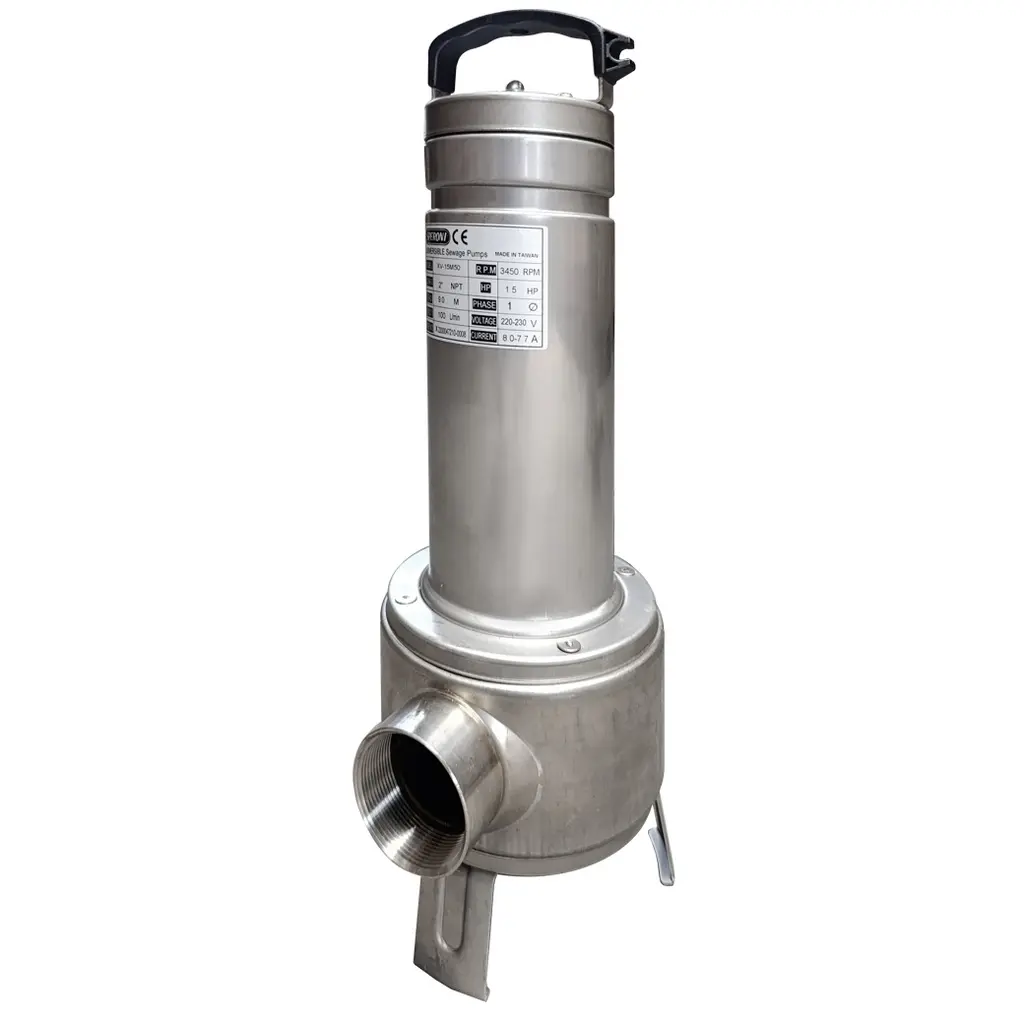 [1010479] BOMBA SUMERGIBLE A NEGRAS INOX. XV 10-M-50 1HP 220V/1F DESC 2" S/B SPERONI 