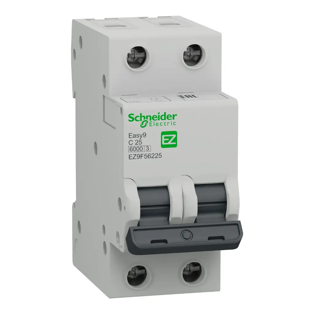 [EZ9F56225] Interruptor automático Easy9 2P 25A 6kA curva C