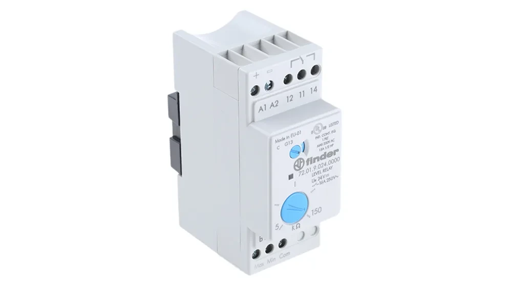[1720181250000] RELE CONTROL DE NIVEL SERIE 72, 5-150kohms, 1NO/NC , 125VAC, 16 A, 72.01.8.125.0000