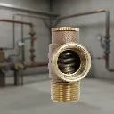 Válvula de alivio de 1/2" 75psi