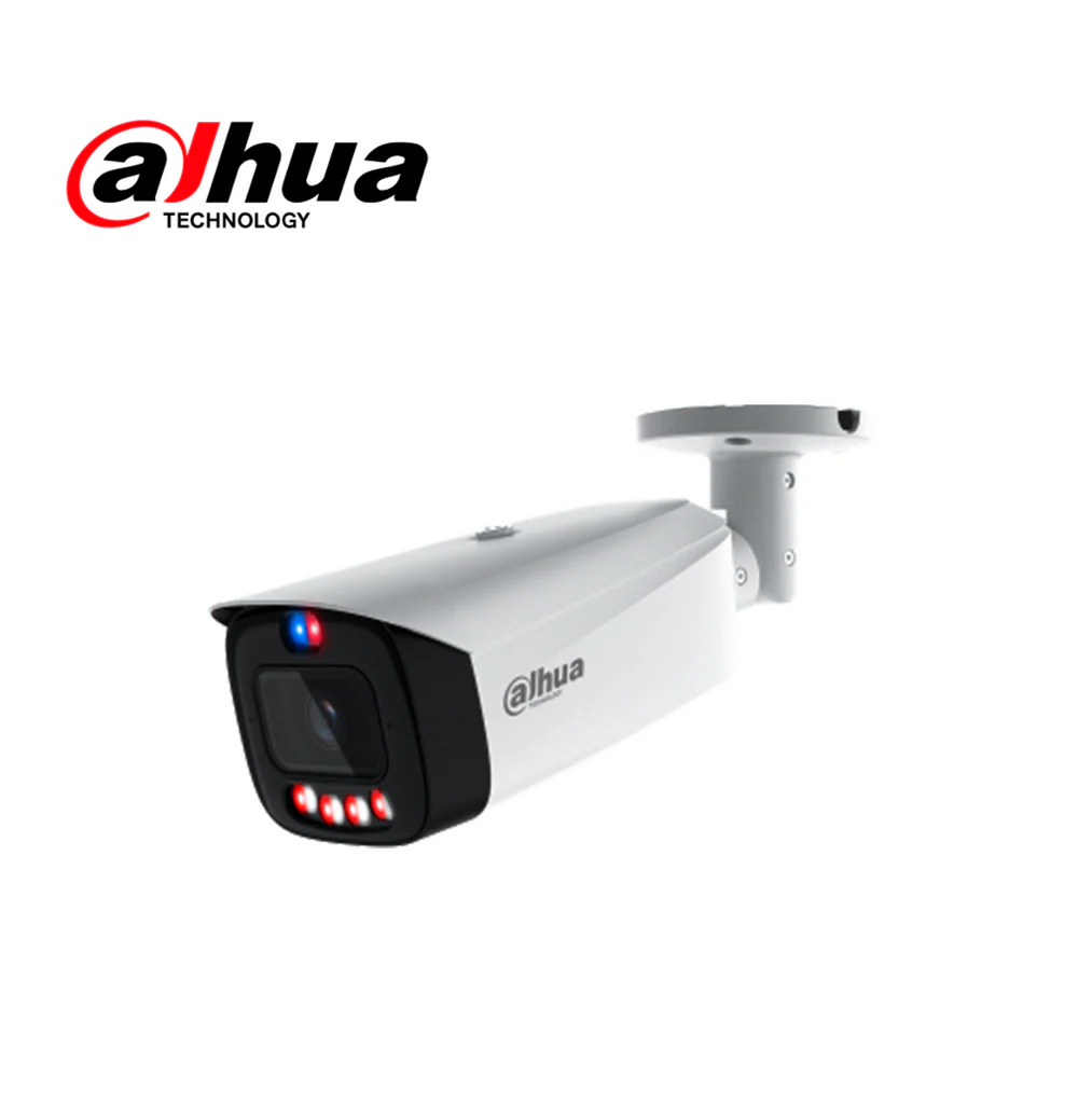 CAMARA IP DAHUA  4MP TIOC BULLET  LENTE 2.8MM,SIRENA,LUZ ESTROBO,POE,IP67 DH-IPC-HFW3449T1-AS-PV-PRO