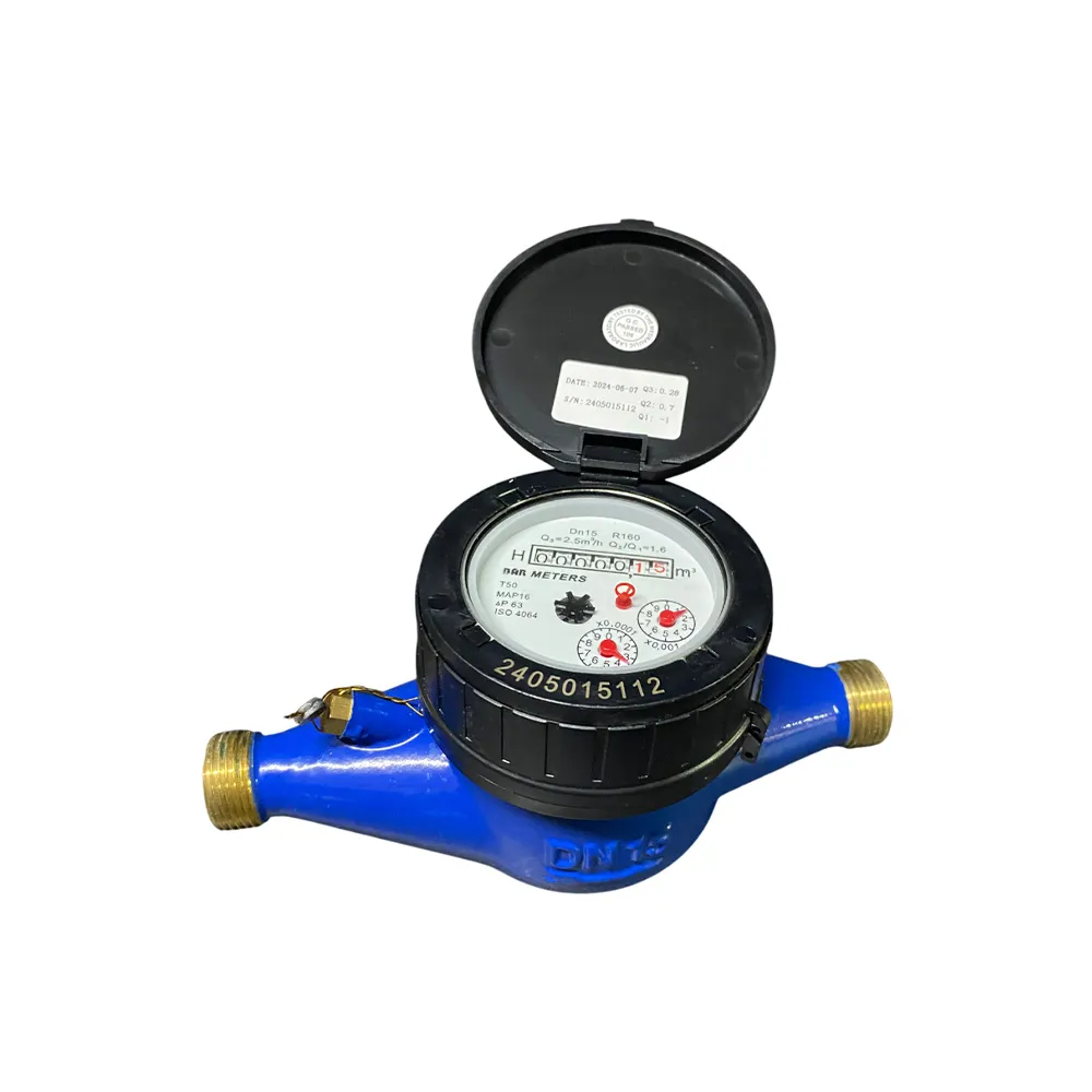 MEDIDOR PARA AGUA EN BRONCE DE 1/2" BAR METERS