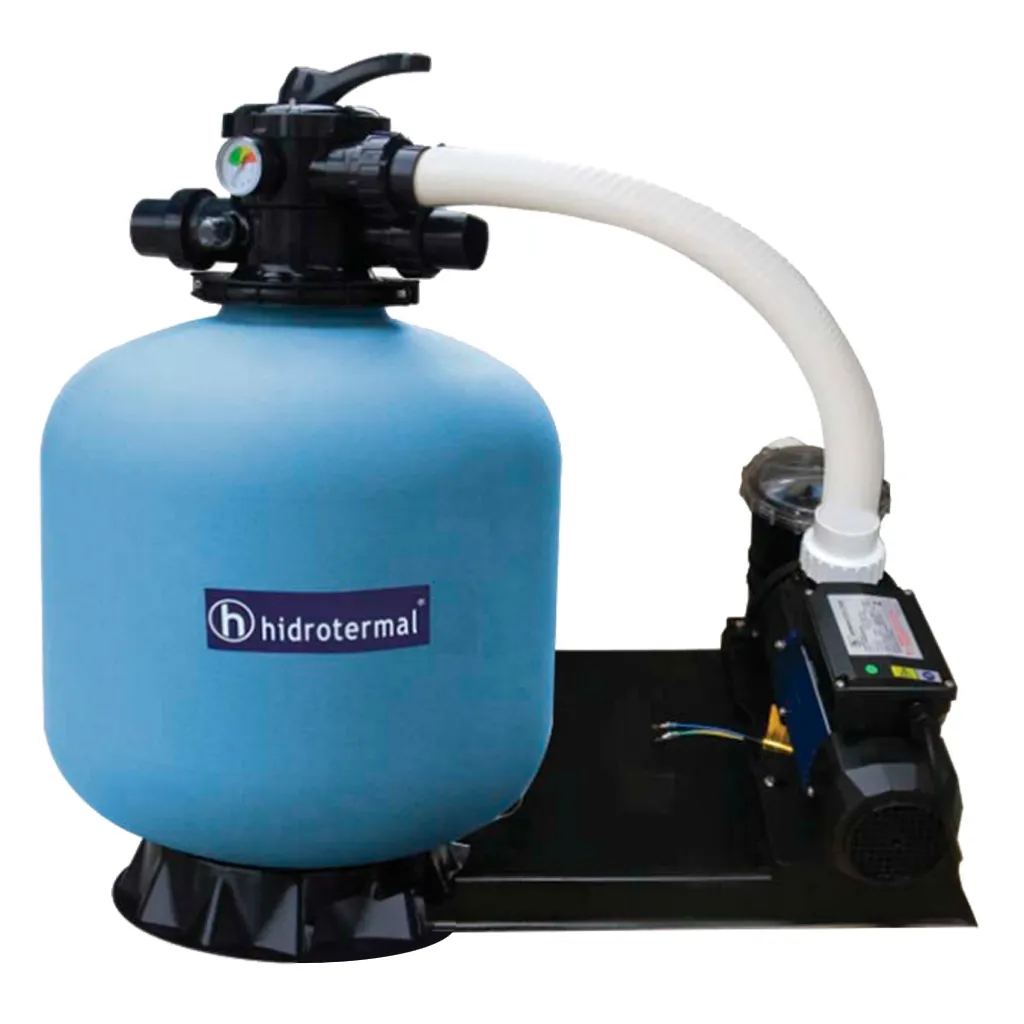 [1080308] KIT FILTRO + BOMBA PC650 1HP 110-220V 350LB HIDROTERMAL