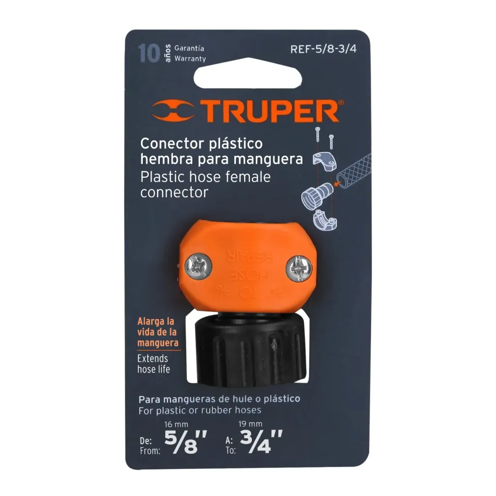 UNION P/MANGUERA REMA-5/8-3/4 TRUPER