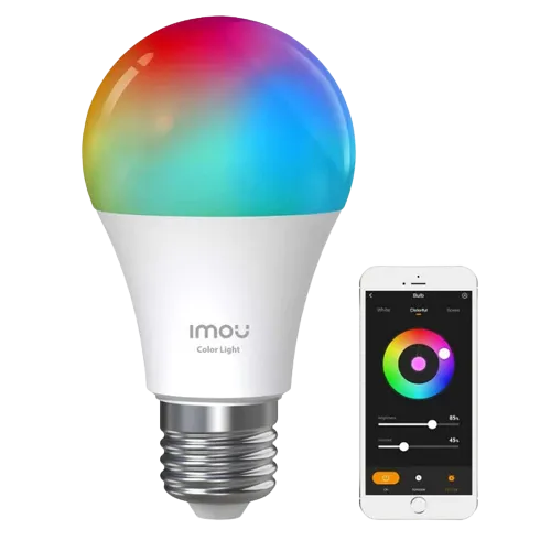 BOMBILLA DE LUZ IMOU MULTICOLOR WIFI 806 LUMENES IOT-B5