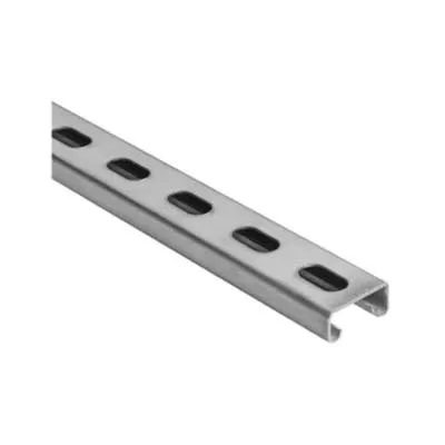 [A2217] RIEL UNICANAL STRUT PERFIL BAJO 41x21mm PERFORADO Calibre #16